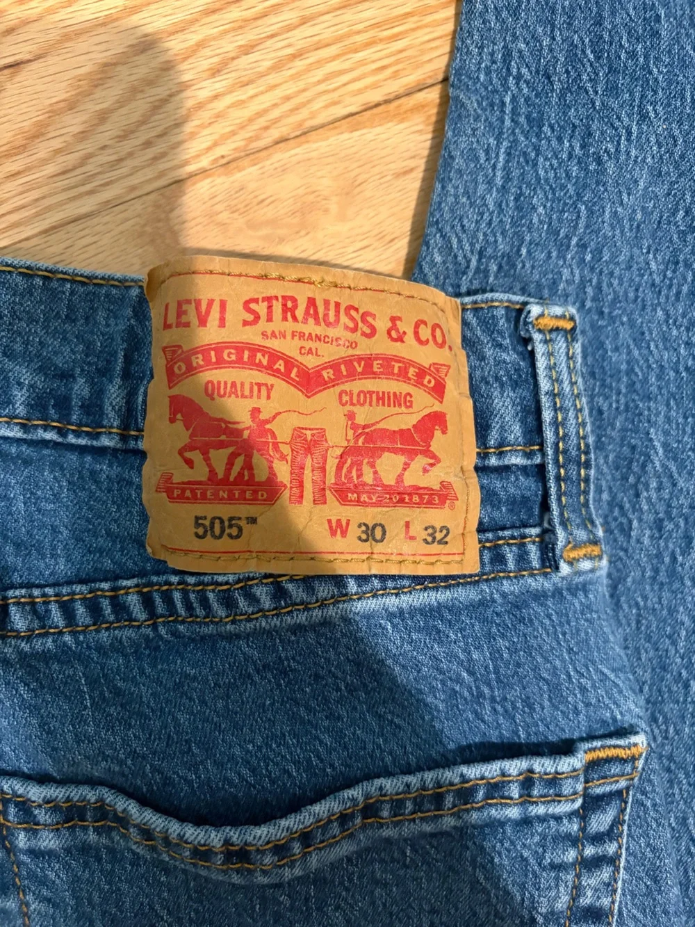 Levi's Classic Medium Blue Relaxed Jeans